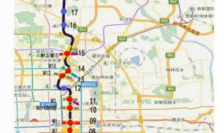 北京地铁17号线线路图