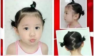 幼儿园扎头发简单好看