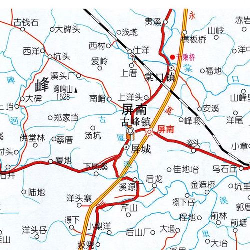 屏南县地图(屏南县地图高清版)