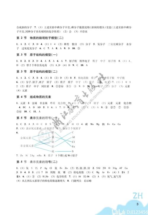 八年级下科学作业本答案(2021八下科学作业本答案)