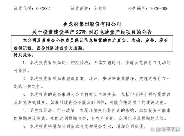 金龙羽：公司2021年投资新能源固态电池项目，目前中试进展顺利，部分固液电池产品经专业检测合格