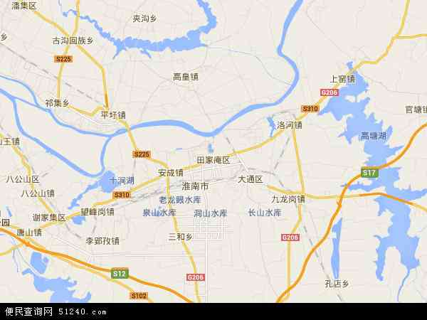 淮南市田家庵区地图（淮南市田家庵区地图高清版大图）