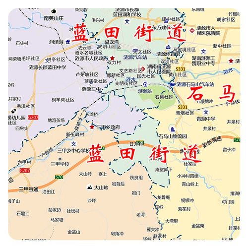 涟源市地图（涟源市地图各乡镇）