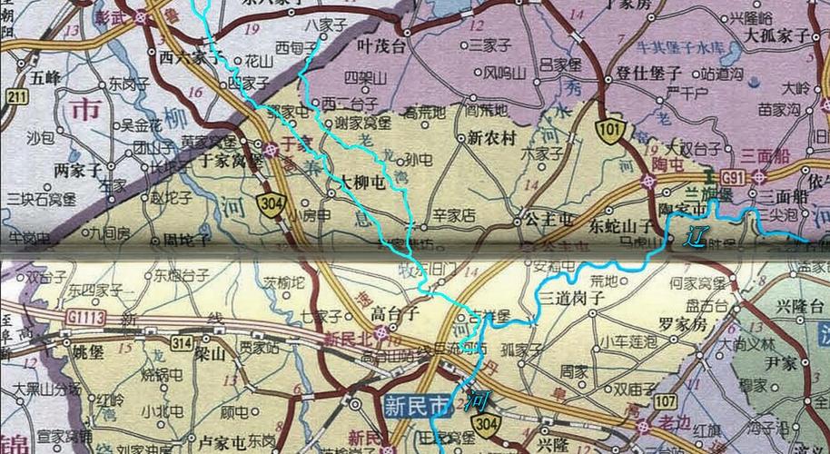 彰武县地图（彰武县地图 风沙肆虐）