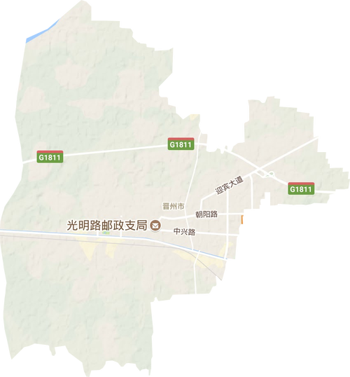 晋州地图（晋州地图高清卫星2019）