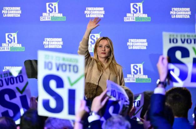 梅洛尼承认在意大利司法改革公投中落败