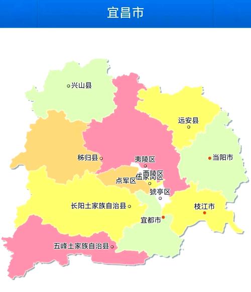 湖北省宜昌市地图（湖北宜昌市地图）