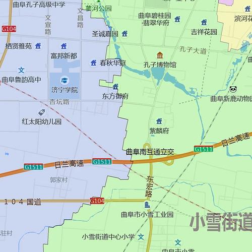 曲阜地图（山东曲阜地图）