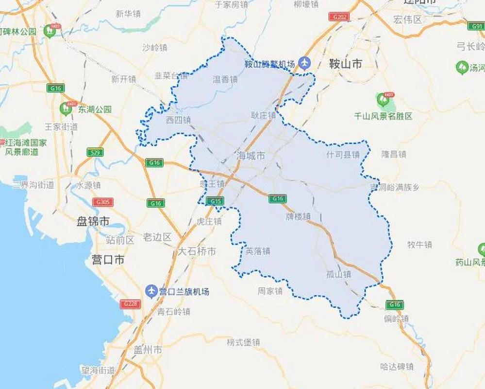 海城地图(海城地图完整版)