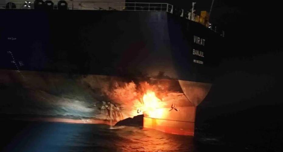 土耳其一载有14万吨原油的油轮在黑海遭无人机袭击