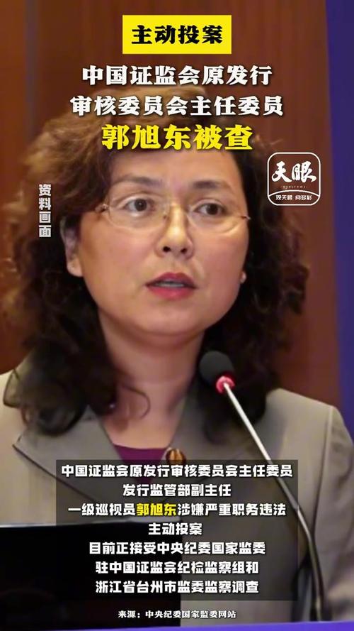 证监会原发审委主任委员郭旭东被起诉！为企业上市打招呼，在股票发行审核中搞区别对待	，收受股权